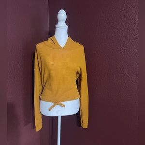 Gold Sweater Crop Top